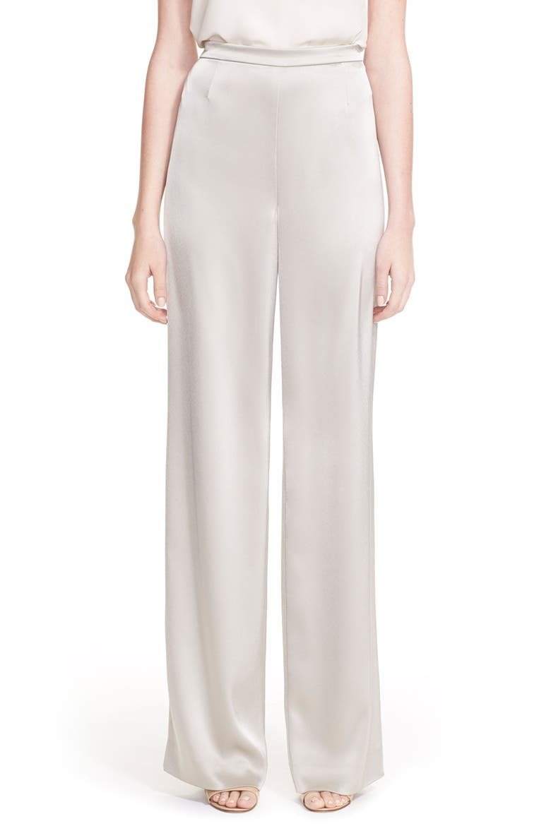 'Kate' Liquid Satin Pants, Main, color, QUARTZ