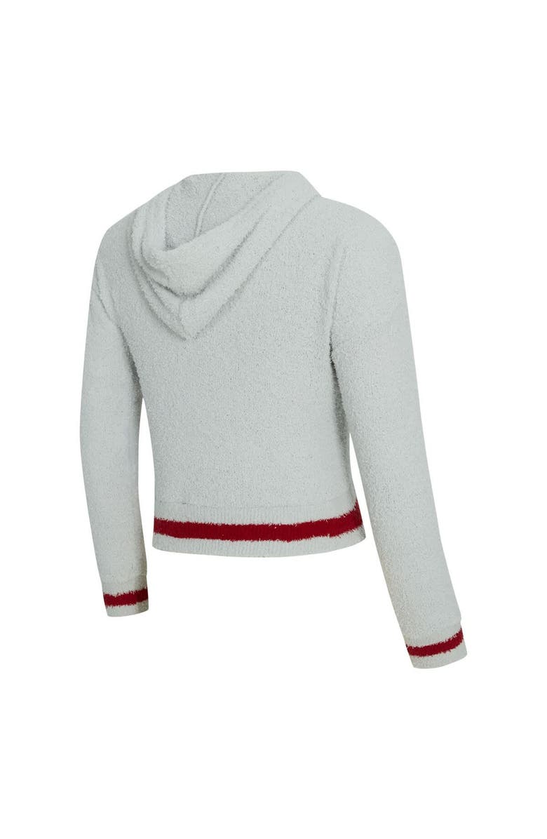 CONCEPTS SPORT Women's Concepts Sport Gray/Crimson Alabama Crimson Tide Whitley Long Sleeve Hoodie Top & Shorts Set, Alternate, color, Gray