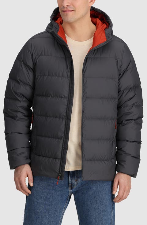 Coldfront 700 Fill Power Down Insulated Hooded Ripstop Packable Puffer Jacket