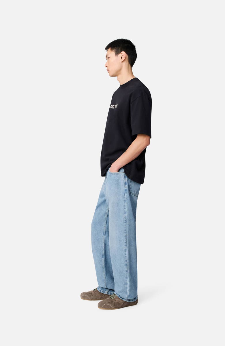 Axel Arigato Zine Relaxed-Fit Jeans, Alternate, color, Light Blue