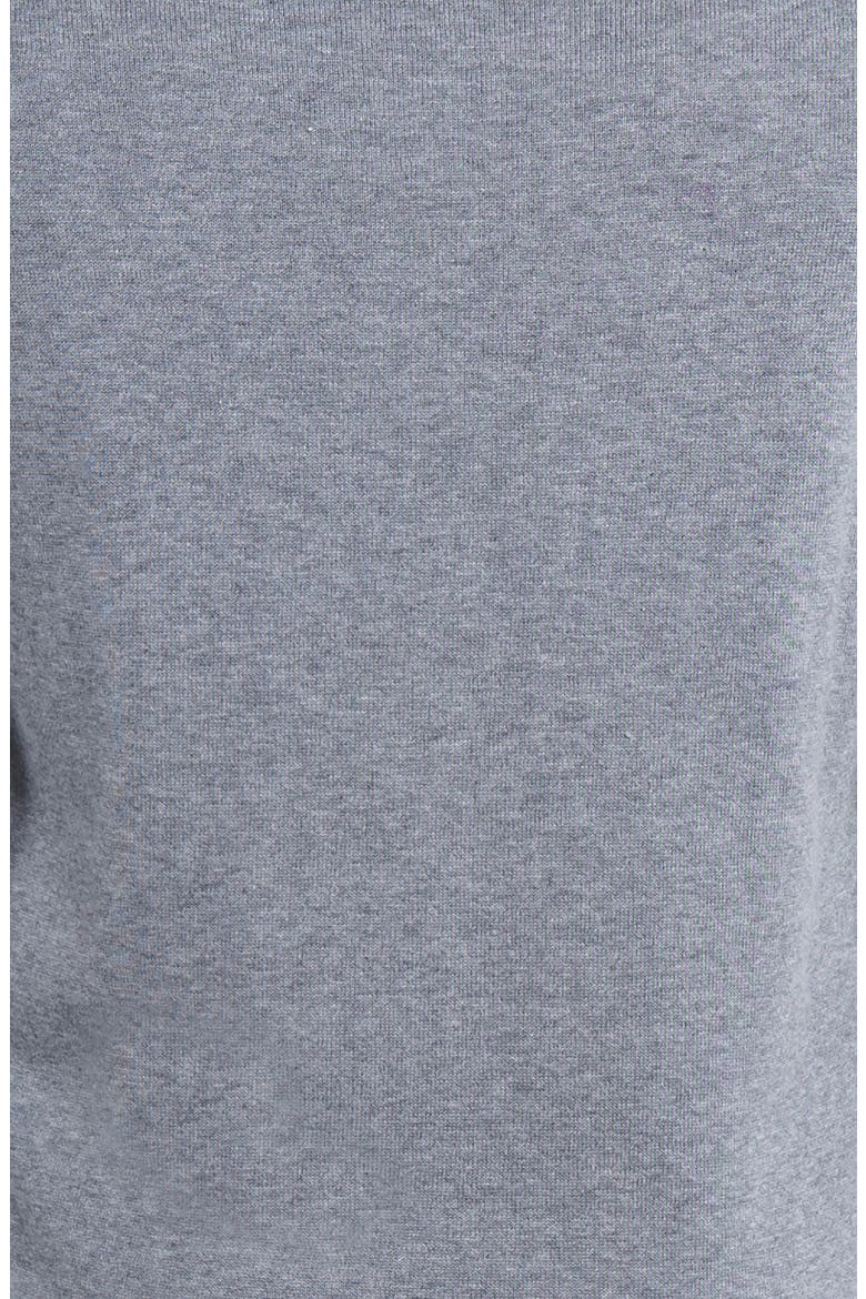 V-Neck Wool Blend Sweater, Alternate, color, GREY