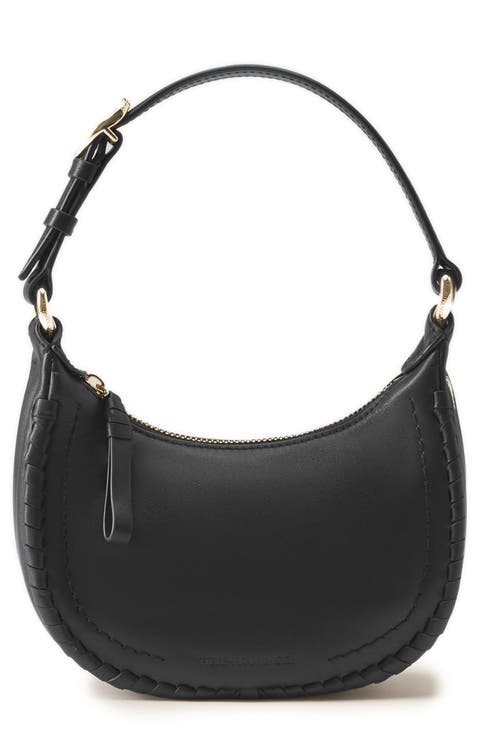 Vivie Mini Leather Hobo Bag
