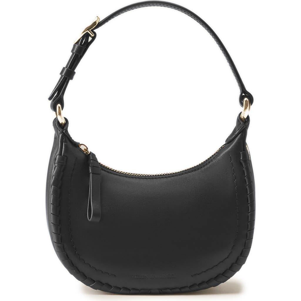 Helen Kaminski Vivie Mini Leather Hobo Bag In Black