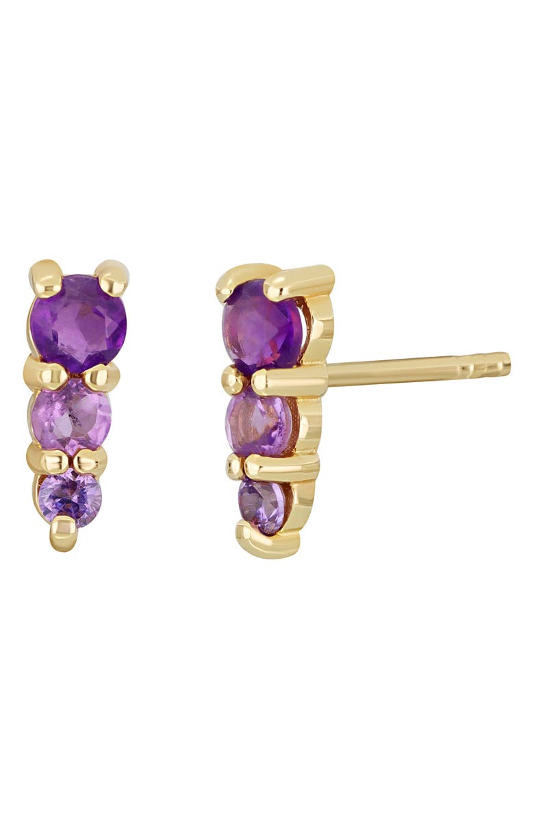 Bony Levy BLC Amethsyt Stud Earrings, Main, color,