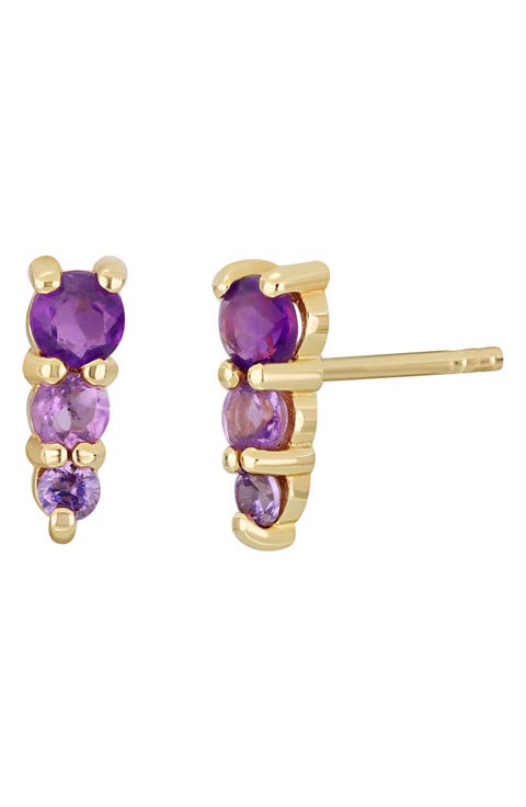 BLC Amethsyt Stud Earrings