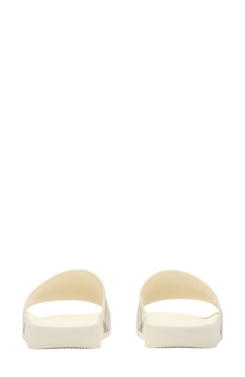 Burberry Furley Check Slide Sandal In Nude