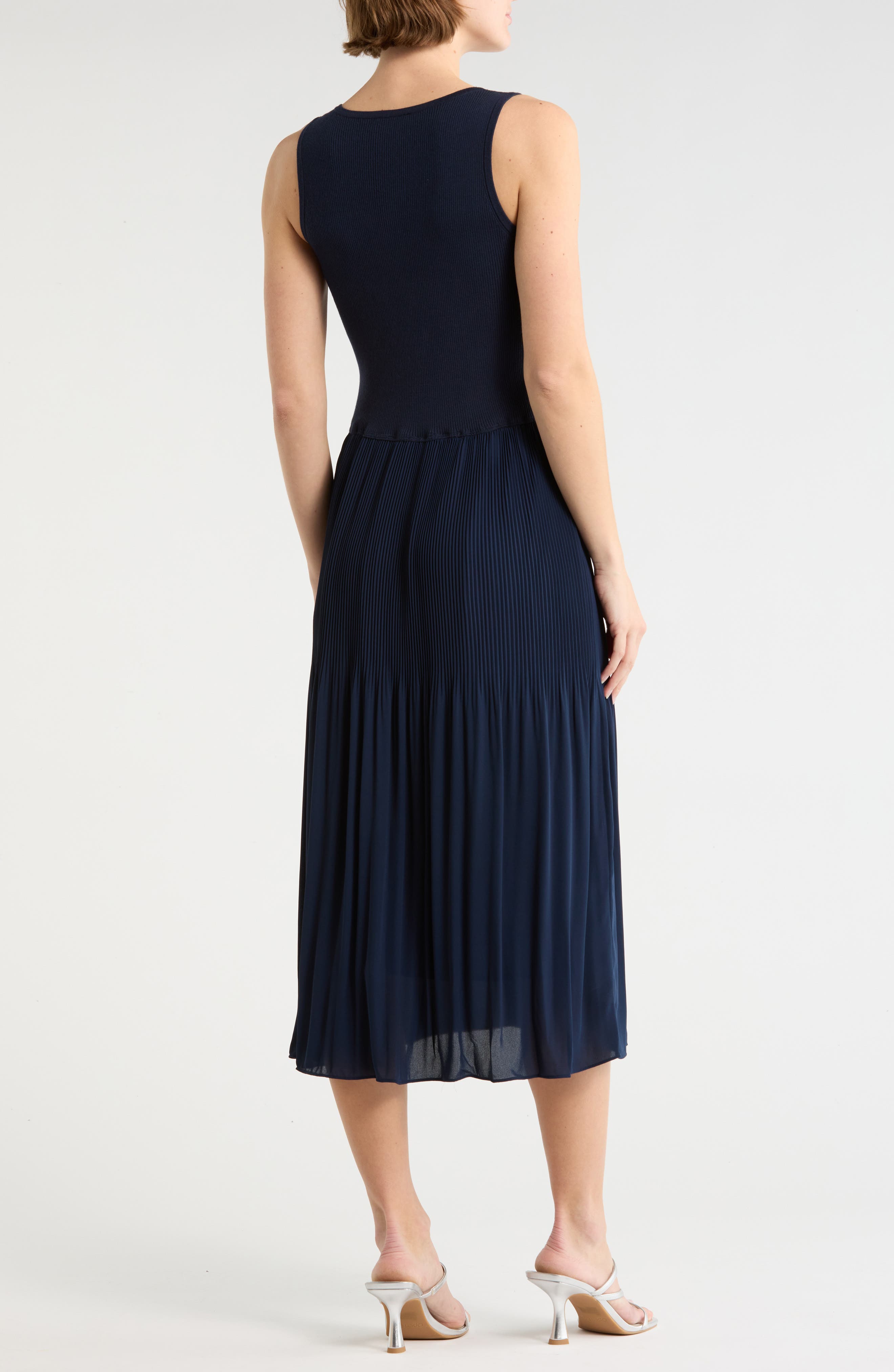 Tiered Mixed Media Dress - image 2