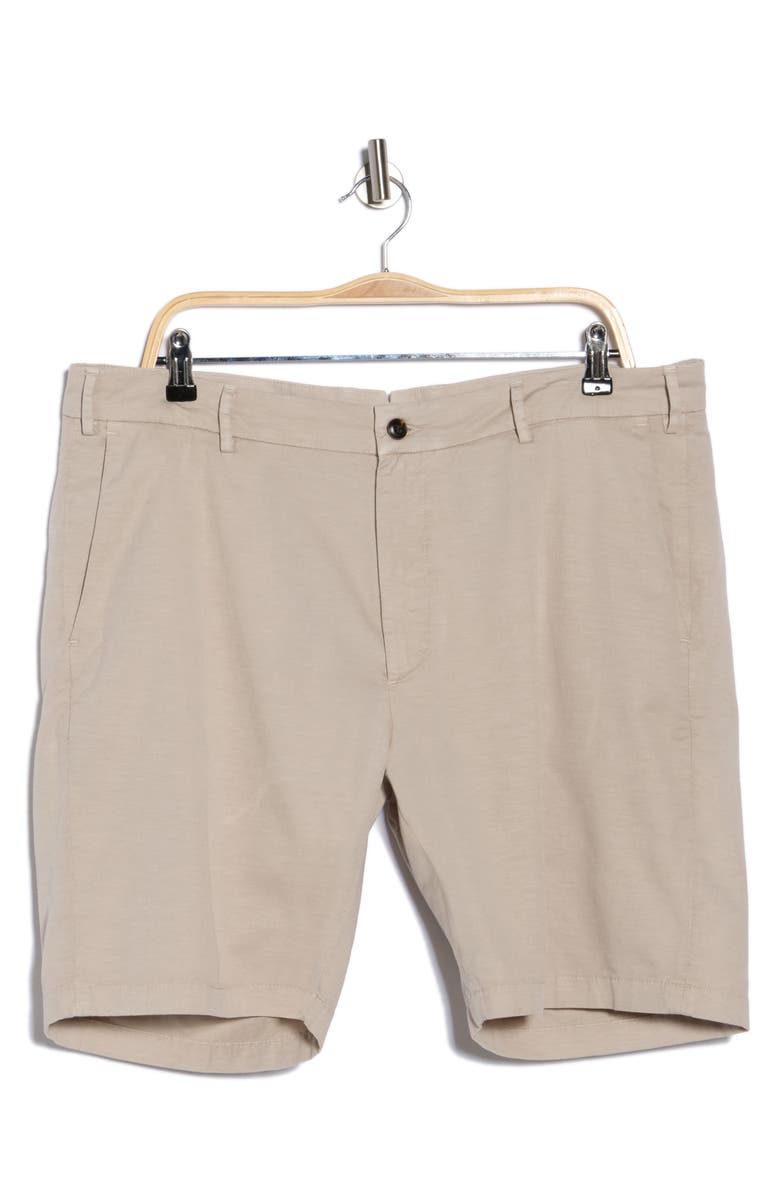Peter Millar Crown Craft Somerset Flat Front Shorts, Alternate, color, Dark Sand