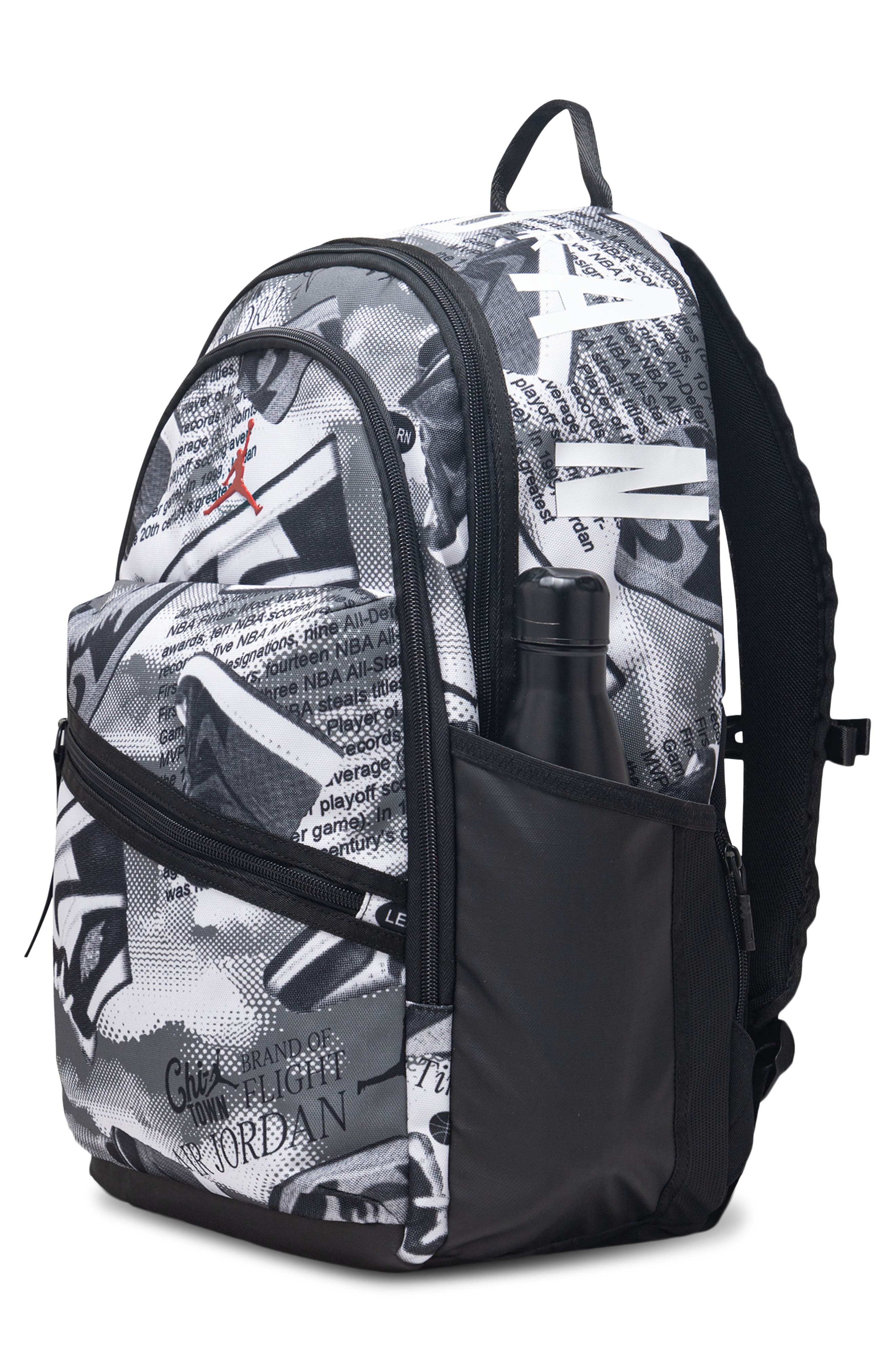 Kids' Jam Air Patrol Backpack, Alternate, color, WHITE GYM RED