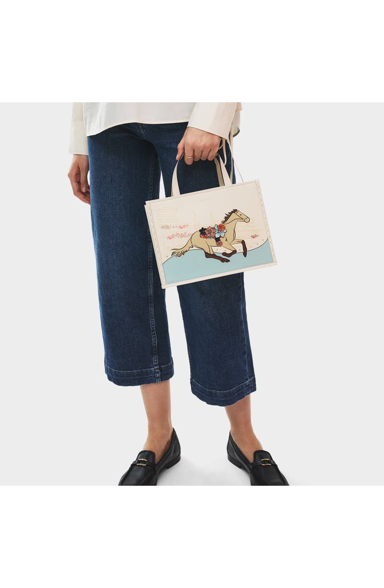 Radley Kentucky Derby Spring 2026 Small Ziptop Satchel Bag, Alternate, color, Salt