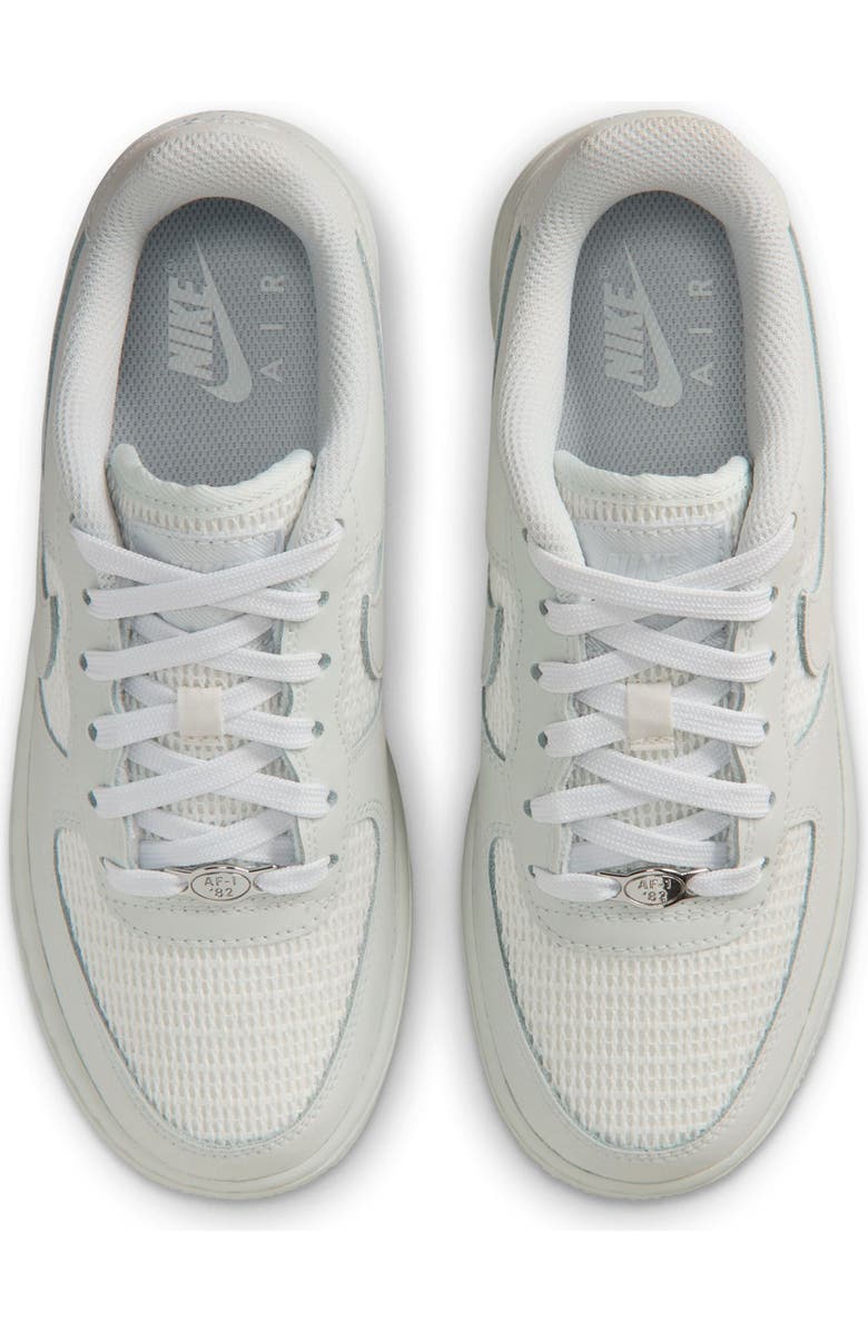 Nike Kids' Air Force 1 LV8 Basketball Sneaker, Alternate, color, 100 Offwht/Offwht