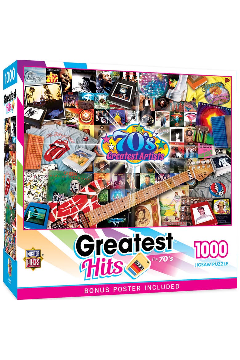 70's Artists 1000 Piece Jigsaw Puzzle, Main, color, Multicolor