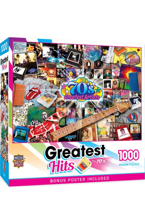 70's Artists 1000 Piece Jigsaw Puzzle