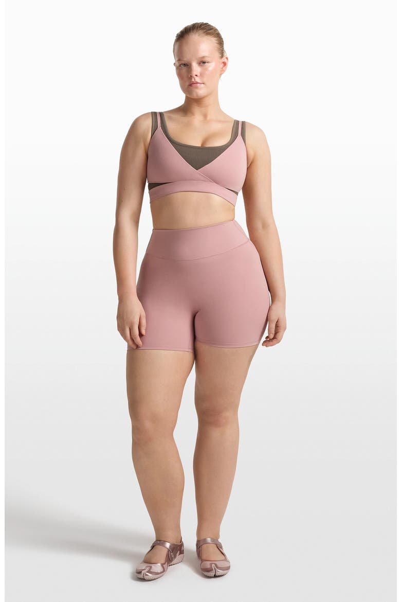 Matte Wrap Bra, Alternate, color, HIMALAYAN