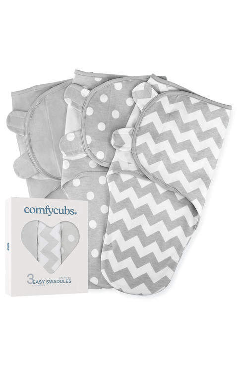 Easy Swaddle Blankets - Pack of 3