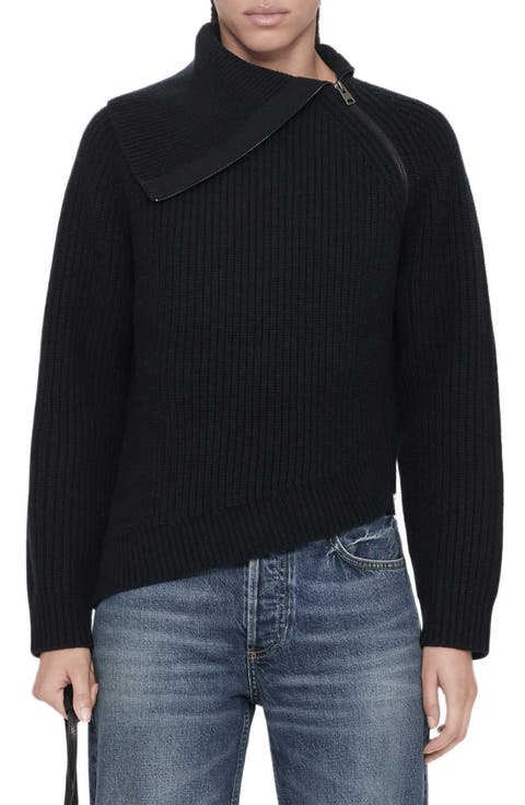 Cleo Funnel Neck Merino Wool Sweater