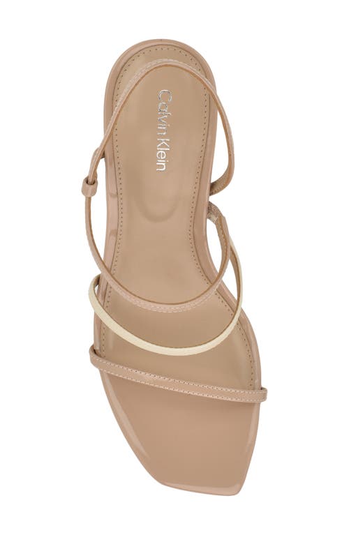 Calvin Klein Hadlee Sandal In Light Natural