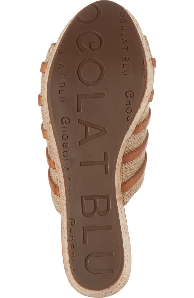Chocolat Blu Wapi Wedge Sandal, Alternate, color,