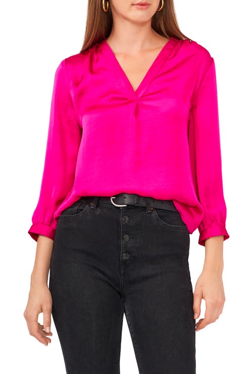 Rumple Satin Blouse
