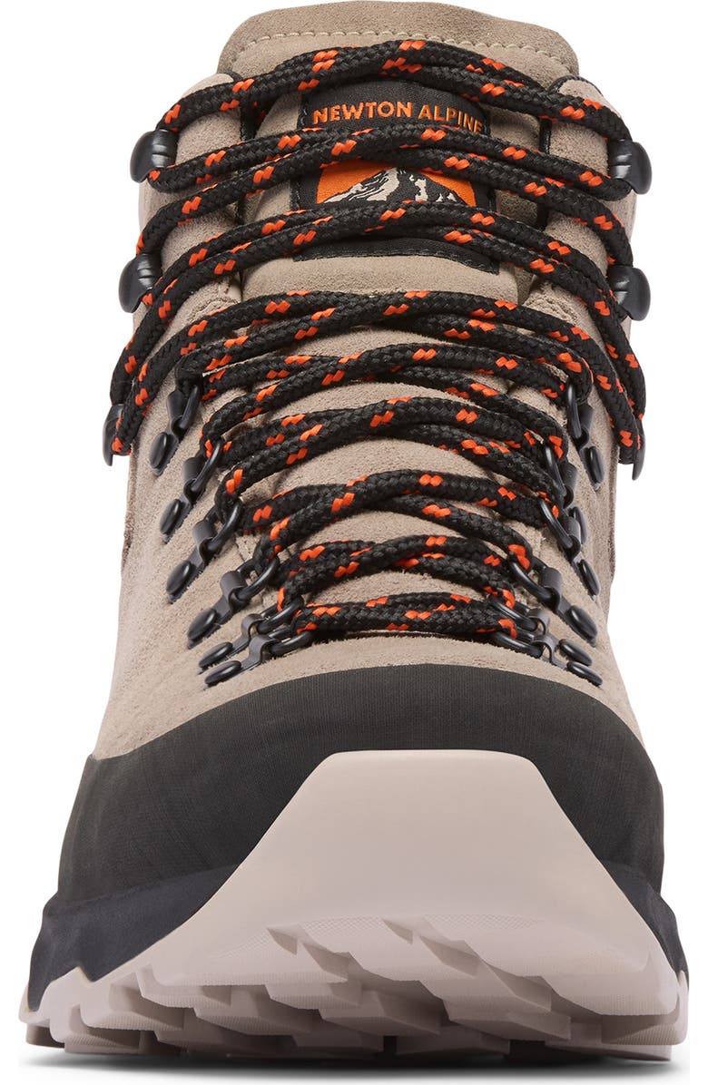 Columbia Newton Alpine Waterproof Hiking Boot, Alternate, color, Kettle/ Tangy Orange