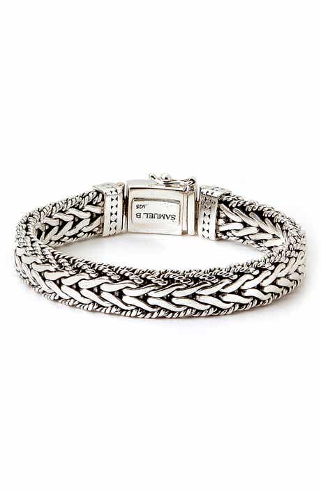 SAMUEL B. Woven Dot Rope Bracelet