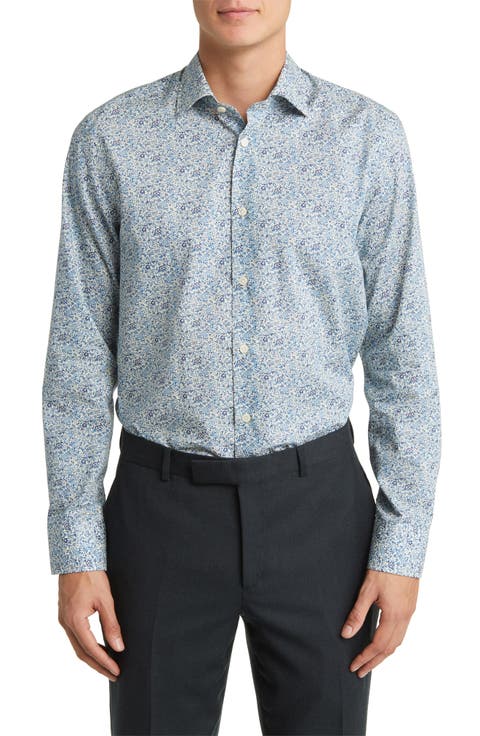 Grayland Floral Dress Shirt