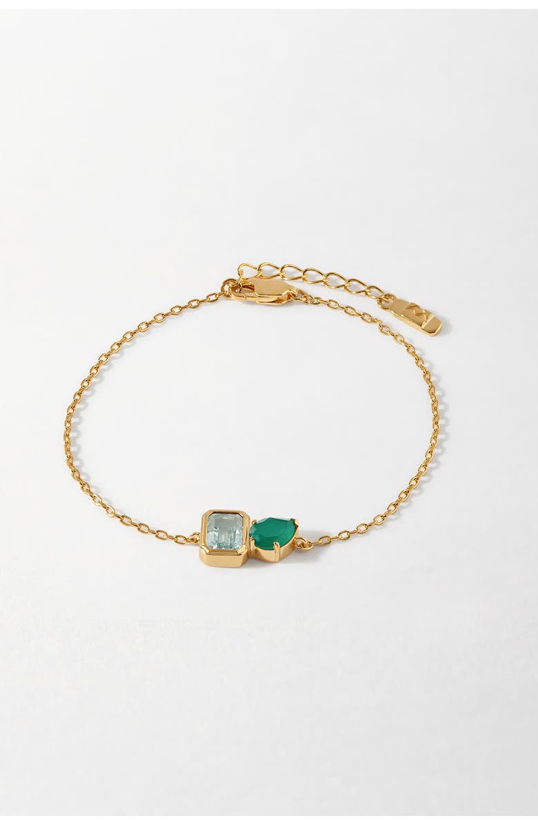 Edge of Ember Toi Et Moi Strength Bracelet, Main, color, Metallic Gold