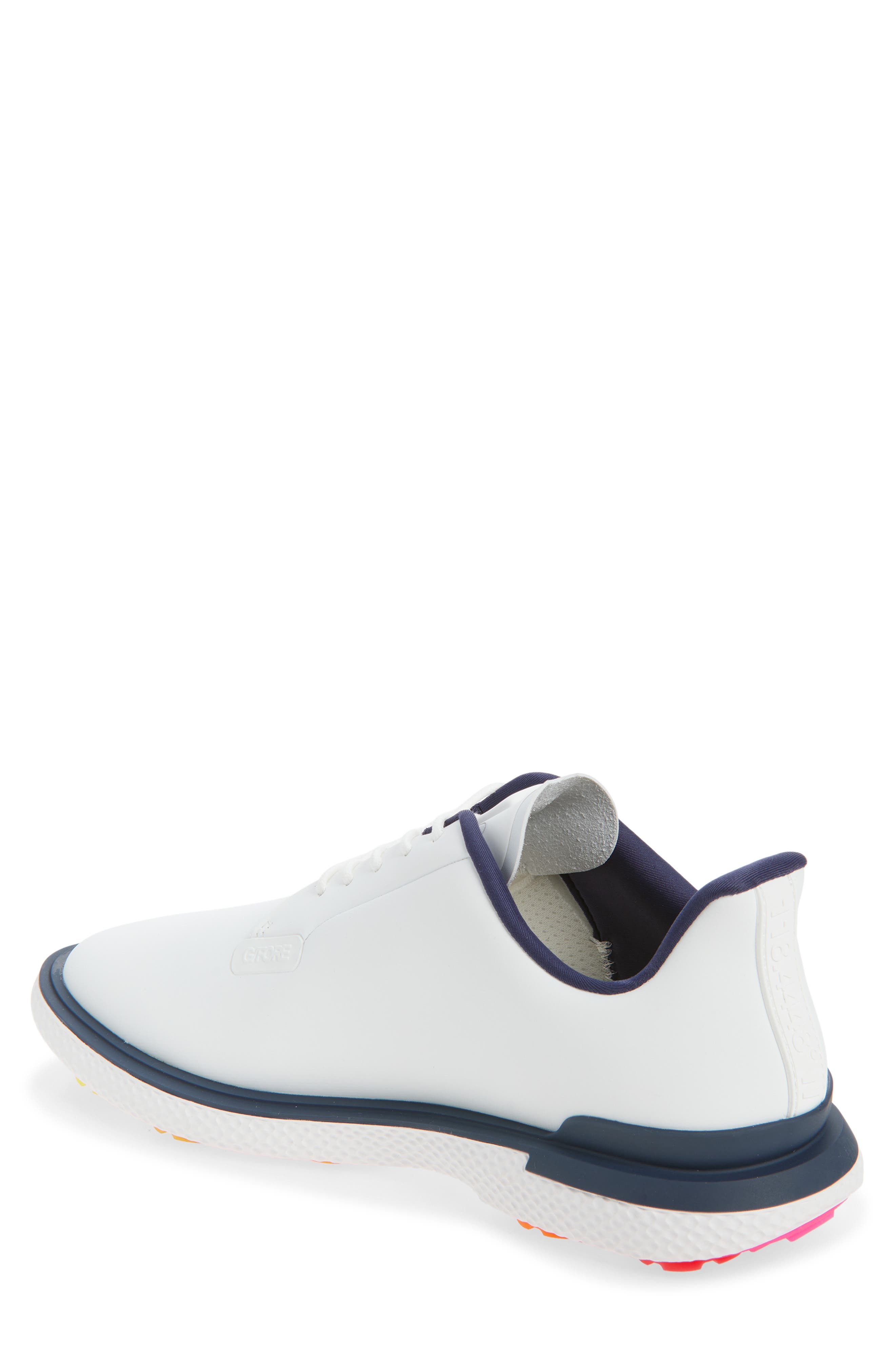 G/FORE Gallivan2R Waterproof Golf Shoe, Alternate, color, Snow/ Twilight