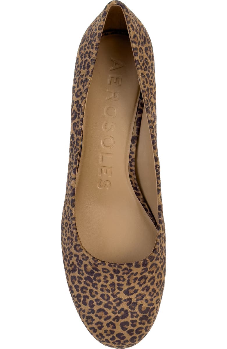 Aerosoles Faux Leather Pump, Alternate, color, Tan Multi Mini Leopard Suede