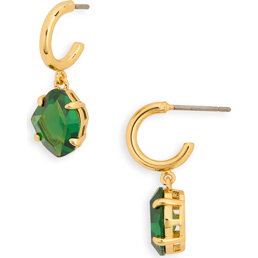 Kate Spade New York Treasure Trove Cubic Zirconia Huggie Hoop Earrings