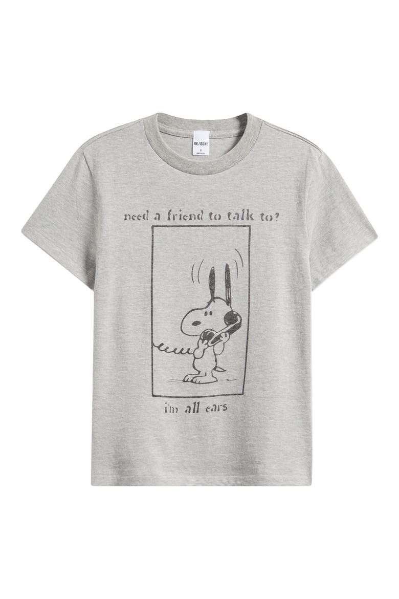Re/Done Classic Peanuts® Snoopy Graphic T-Shirt (Women) | Nordstrom