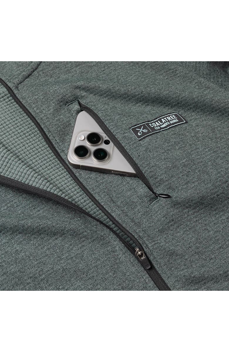 Coalatree Baseline Midlayer Fleece Jacket, Alternate, color, Charcoal