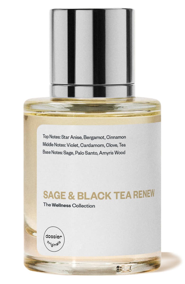 Dossier Sage & Black Tea Renew Eau de Parfum, Main, color, 