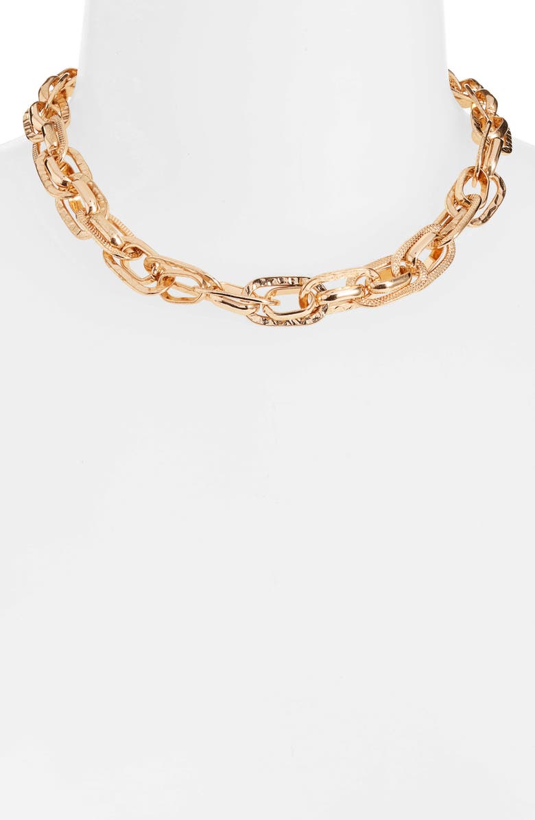 8 Other Reasons x Jill Jacobs Chain Link Necklace, Alternate, color, 