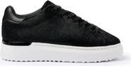 MALLET Pony Hair Low-Top Platform Trainers