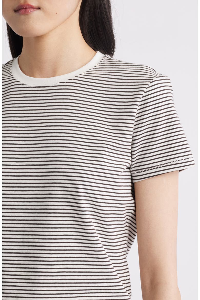 The Striped T-Shirt, Alternate, color, CREAM MULTI