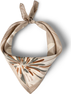 Brunello Cucinelli Bloom print pongee foulard