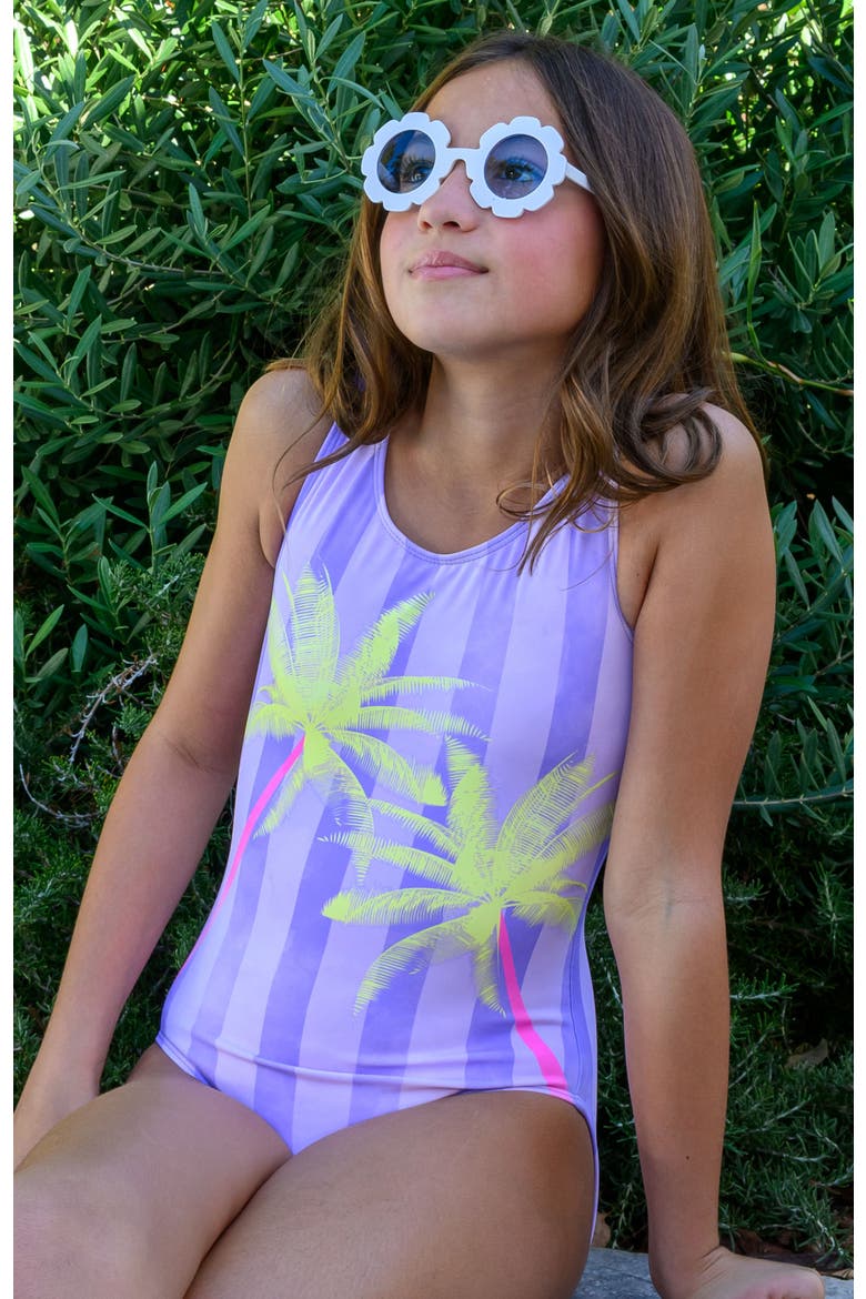 Palm Springs One Piece Swimsuit, Alternate, color, Palm Springs