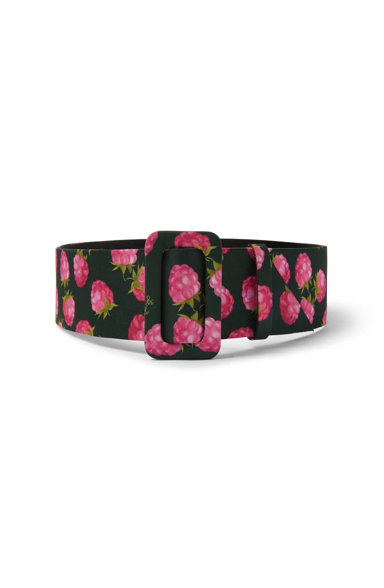 La DoubleJ Medium Belt (2.36") Lampone Mini Emerald, Alternate, color, Lampone Mini Emerald