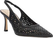Dune London Corfu Perforated Slingback Pump