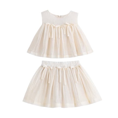 Skirt Set with Bows