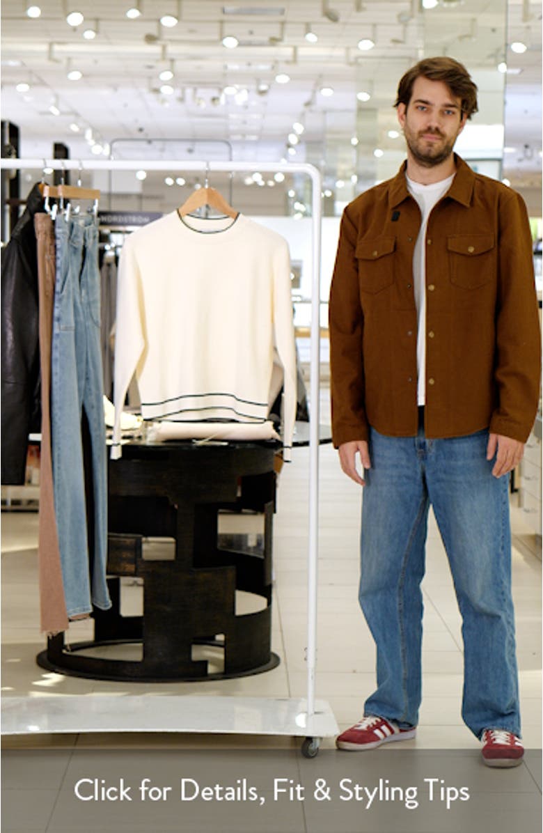 Contrast Trim Sweater, sales video thumbnail