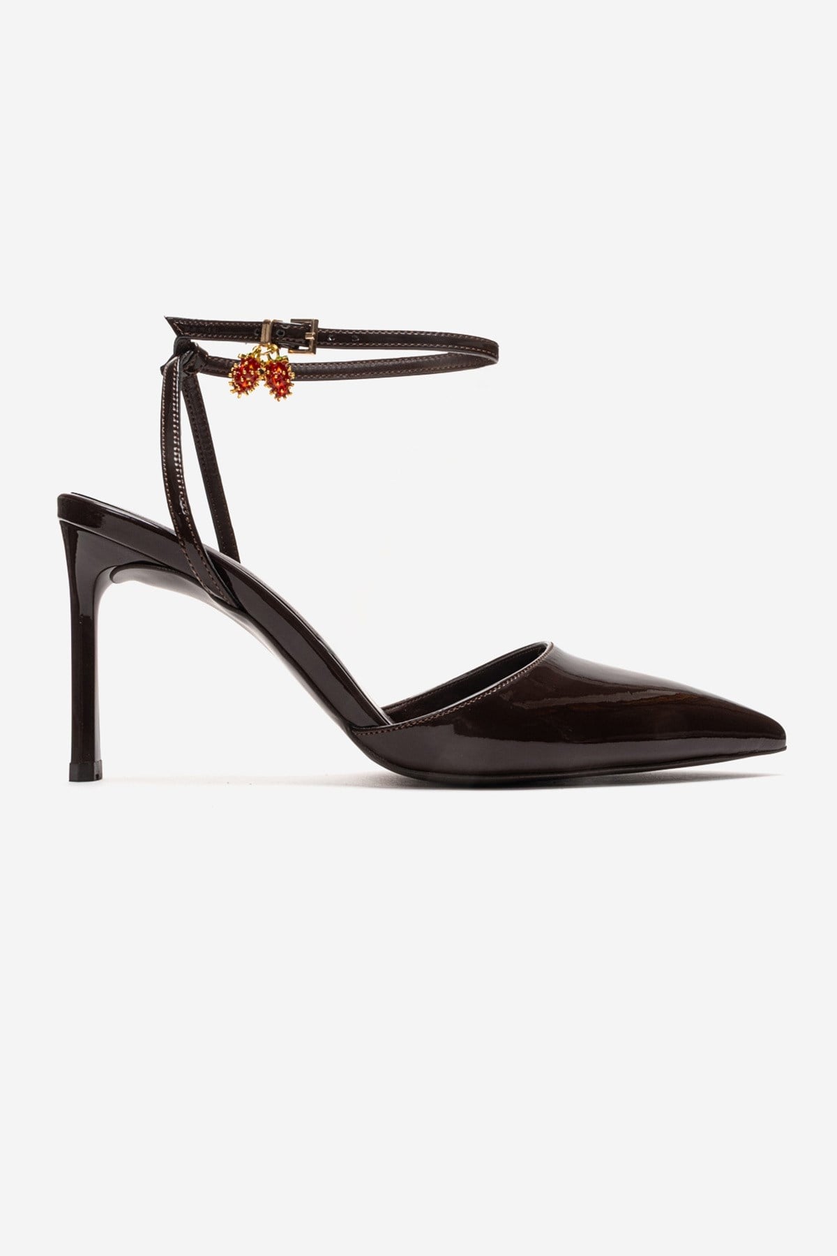 Thalia Stiletto Pump, Alternate, color, Brown Patent