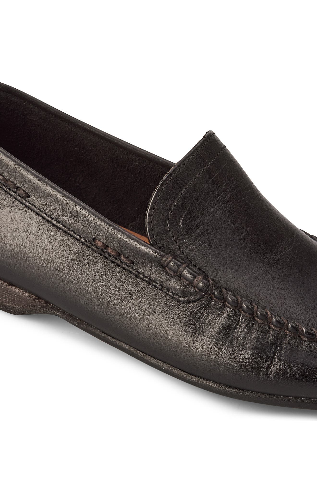 Frye Lewis Venetian Loafer, Alternate, color, Black