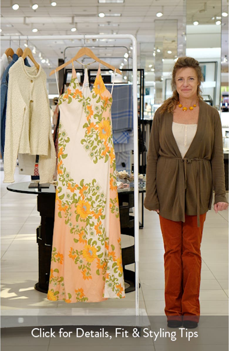 Haruki Floral Racerback Maxi Dress, sales video thumbnail