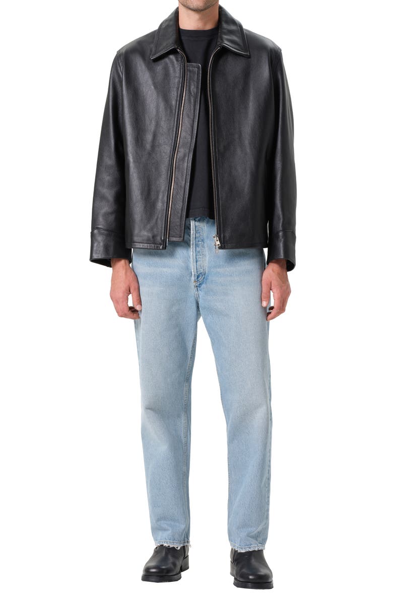 AGOLDE '90s Mid Rise Relaxed Straight Leg Jeans, Alternate, color, Force (Vint Marbled Ind)