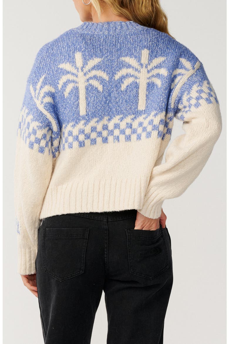 Bossa Crewneck Sweater, Alternate, color, MID BLUE