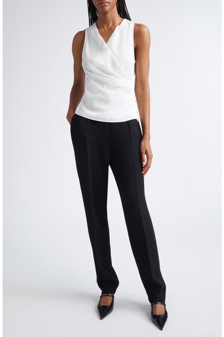 Straight Leg Pants, Alternate, color, SOLID BLACK