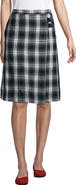 Lands' End School Uniform Young  Plaid A-line Skirt Below the Knee
