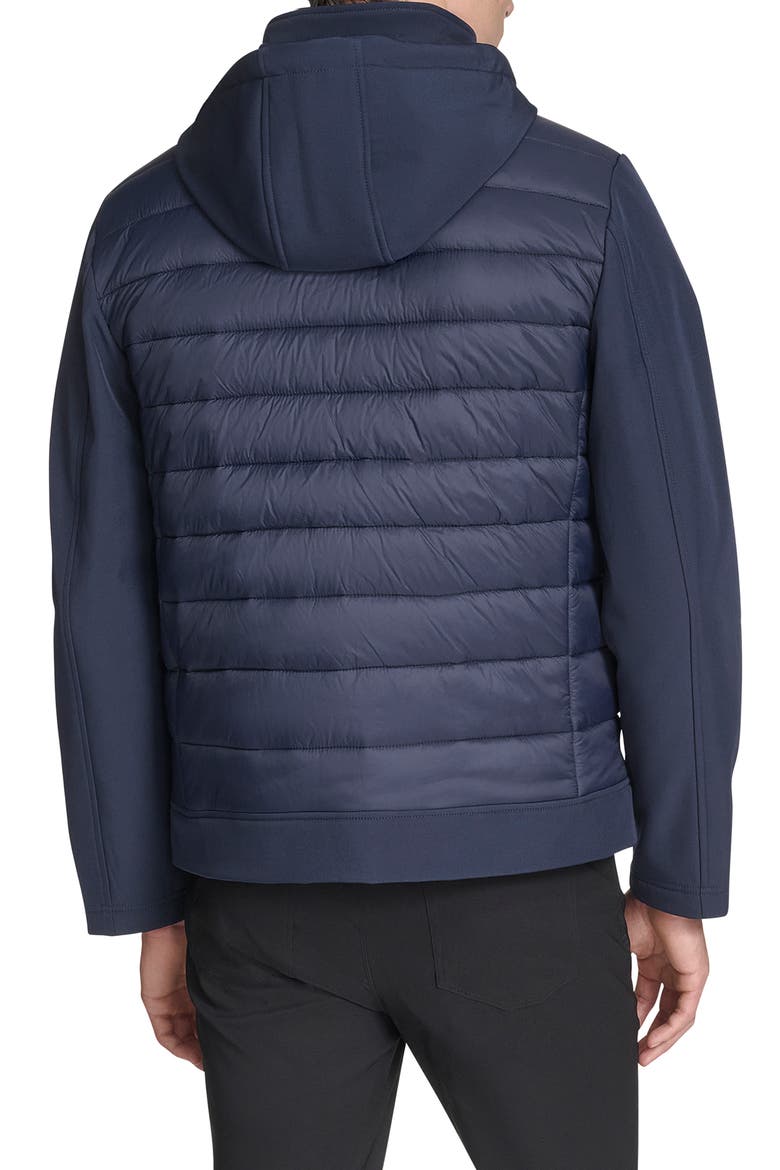 Quilted Zip-Up Jacket, Alternate, color, NAVY